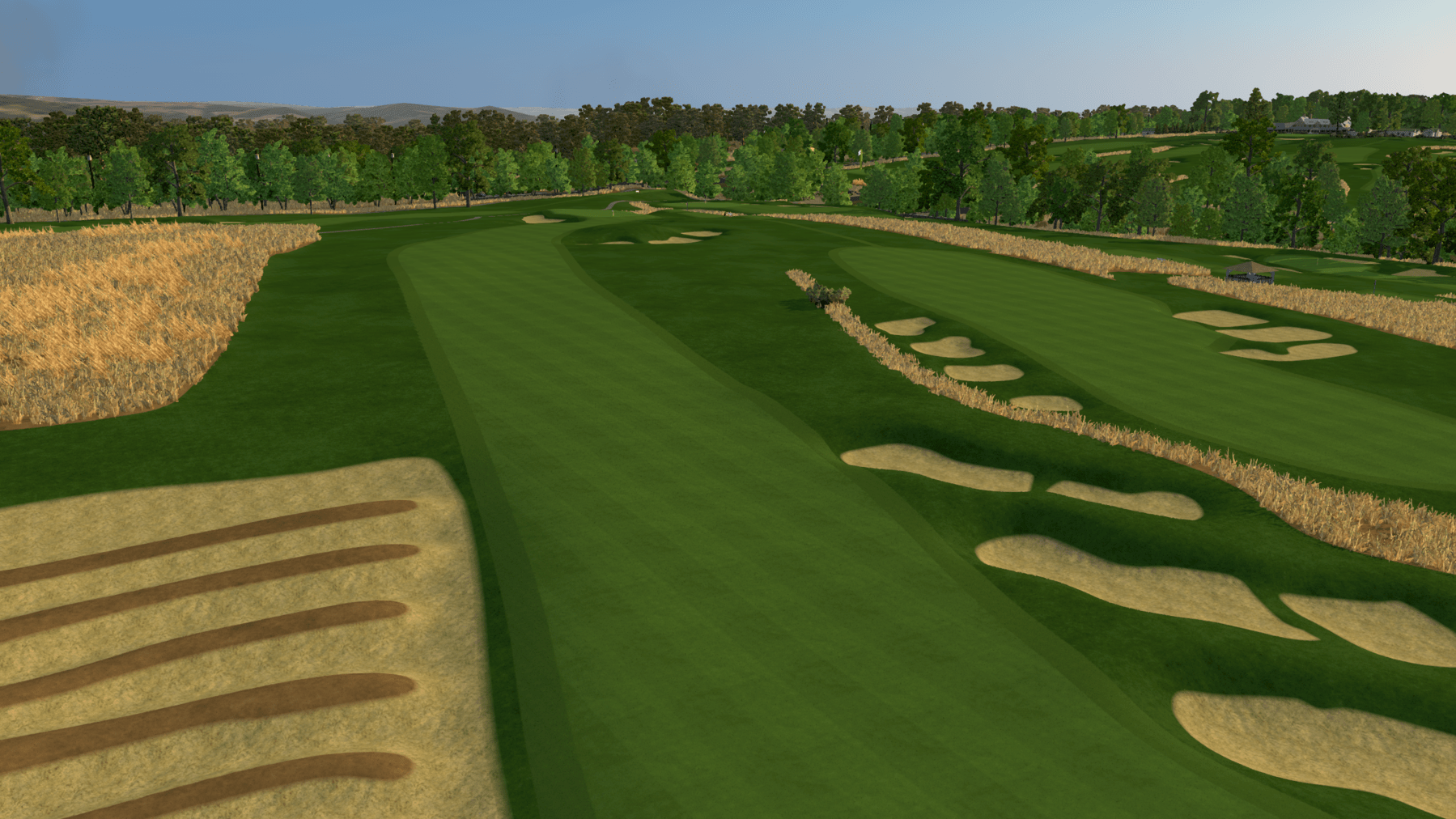 Indoor Golf Simulation of Oakmont Country Club