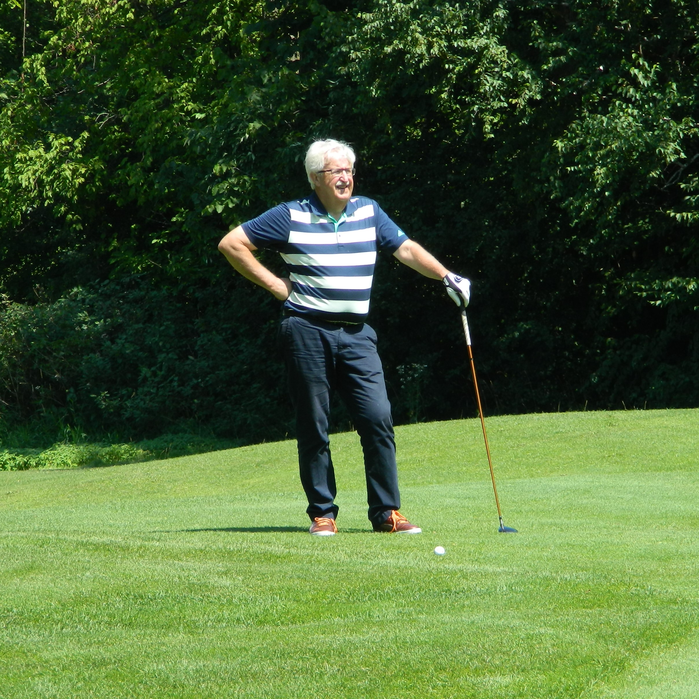 A photograph of Tim Silver, long time golf professional at Brookfield Golf Club