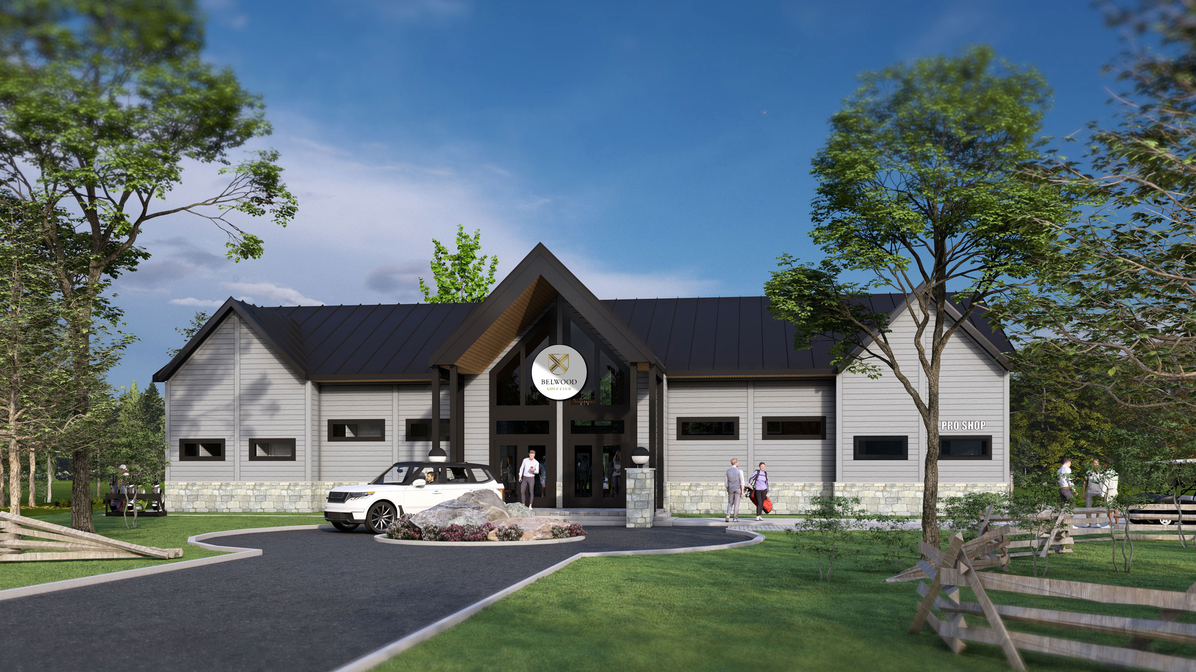 Belwood Golf Club Clubhouse (Conceptual rendering only)